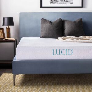 LUCID 10 Inch Gel Memory Foam Mattress