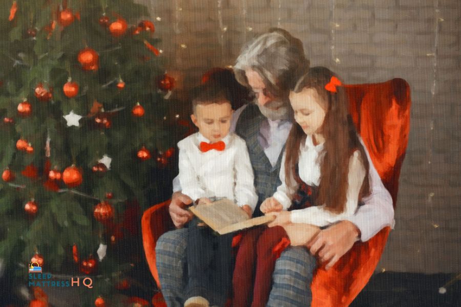 Storytelling and book reading on Christmas