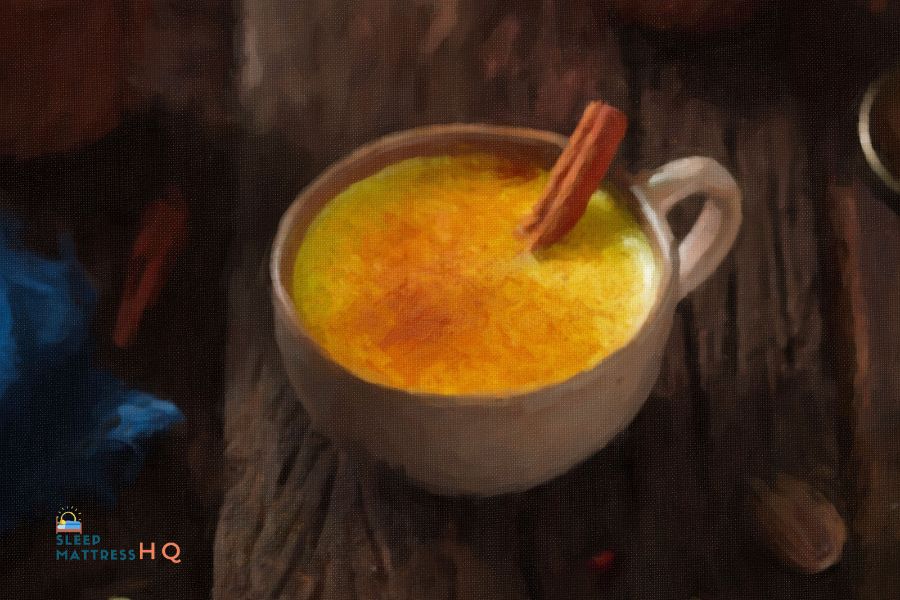 Warm Turmeric Milk on Christmas